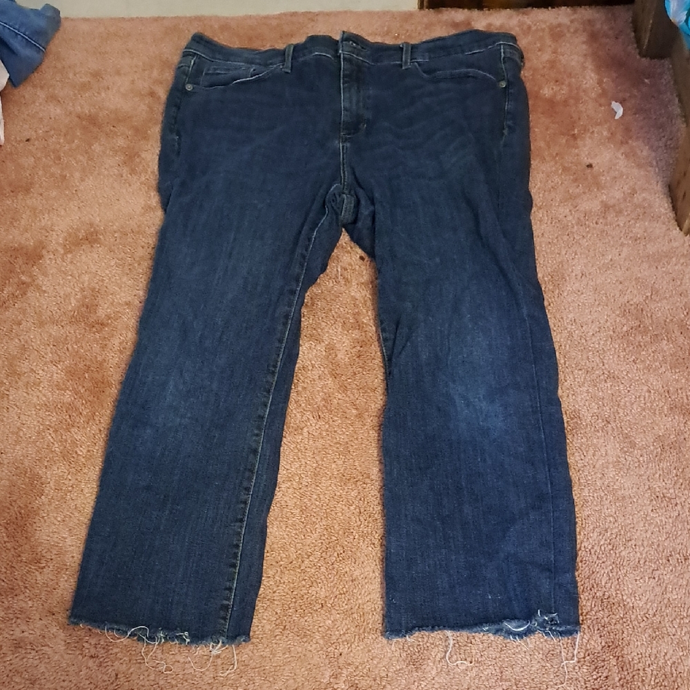 Banana Republic Womens Cut Off Capri Jeans Size 33.